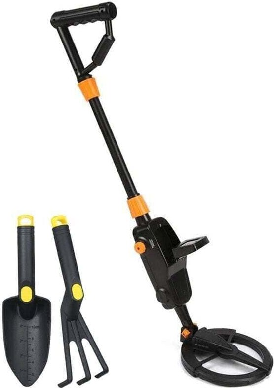 Gold Digger Schatzsucher Untergrund-Metalldetektor-Schatzsuchwerkzeug mit Sandschaufel und Kinderständer (mit Schaufel u...