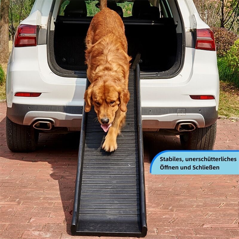 Thumbnail - Melko - Hunderampe klappbar Teleskop Einstiegshilfe Hundetreppe Katzentreppe