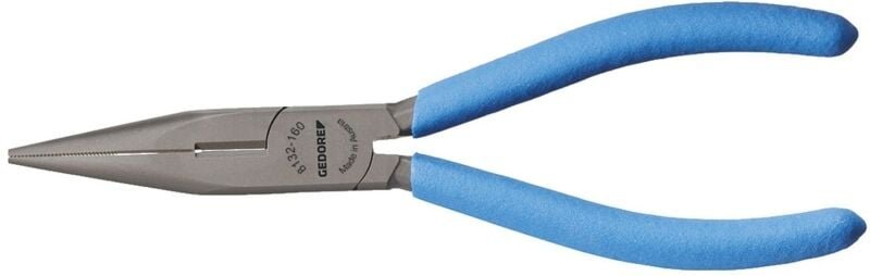 8132-160 tl Flachrundzange gerade 160 mm tauchisoliert