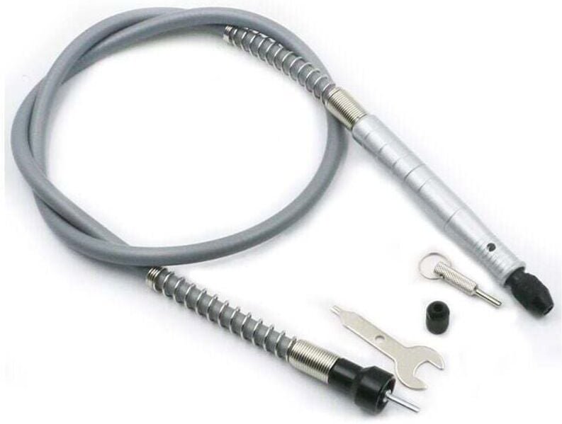 Flexible Welle, flexible Welle, Bohrwelle 3,2 mm / 1/8 Zoll zum Verlängern und Erreichen der Länge, Wellenadapter für ro...