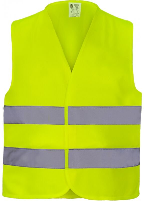 High Visibility Warnweste Gelb S