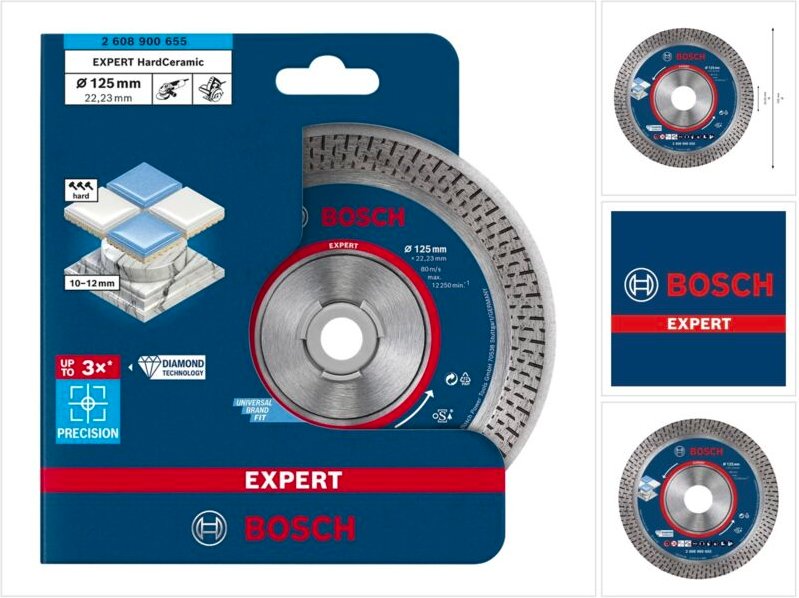 Bosch - Professional dia ts HardCeramic 125x22.23x1.4x10 exp (2608900655)