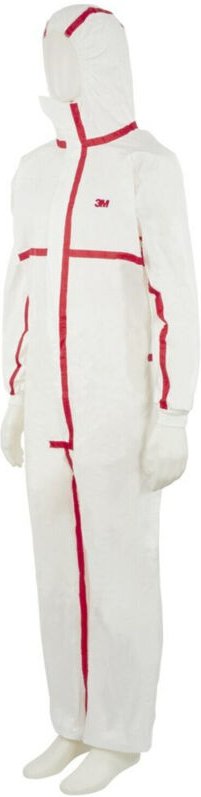 3M Schutzanzug 4565 weiß/rot, Typ 4/5/6 Größe 3XL