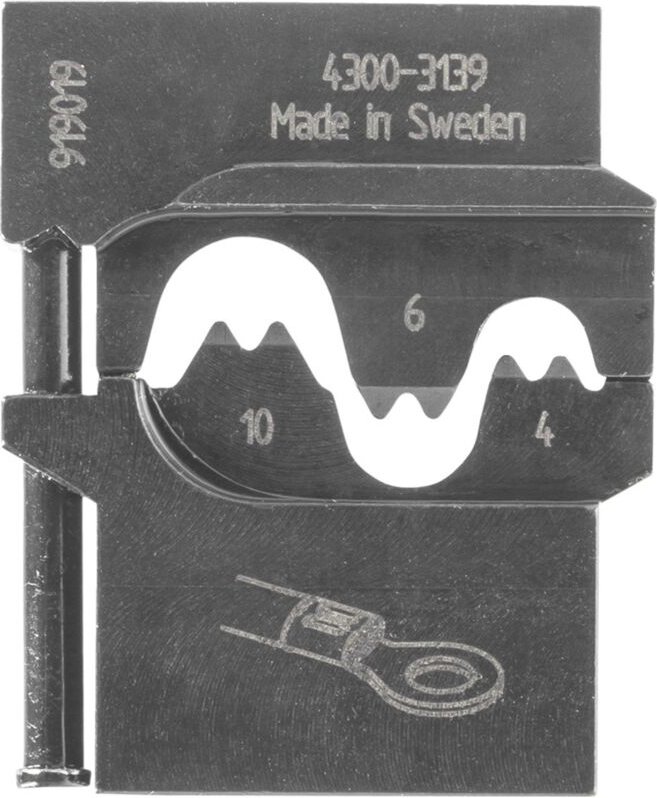 8140-03 Modul-Einsatz für unisolierte Kabelschuhe 4/6/10