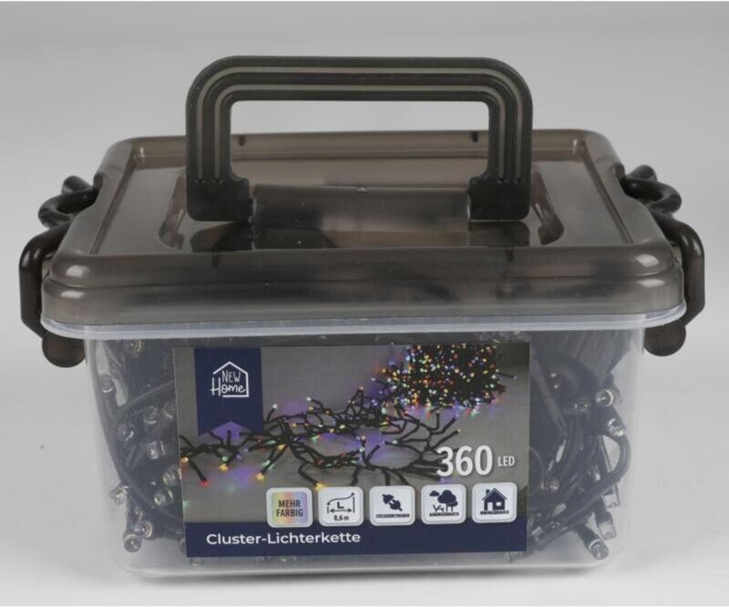 LED Cluster Lichterkette Bunt Außenbeleuchtung Innenlampen Dekoration Garten