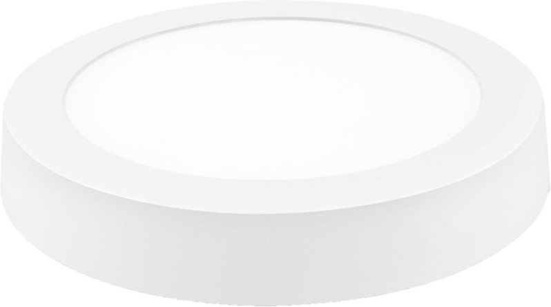 Alfa - Mattweißes LED-Downlight mit runder Oberfläche, 18 w, kalt