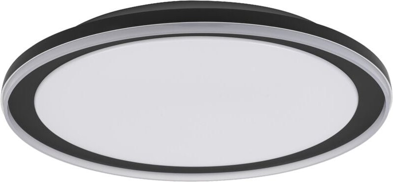 LEDVANCE ORBIS Pederson LED-Deckenleuchte mit Plastikring, schwarz, 36W, 2500lm, 3000K, 830 freundliches Warmweiß, 550mm...