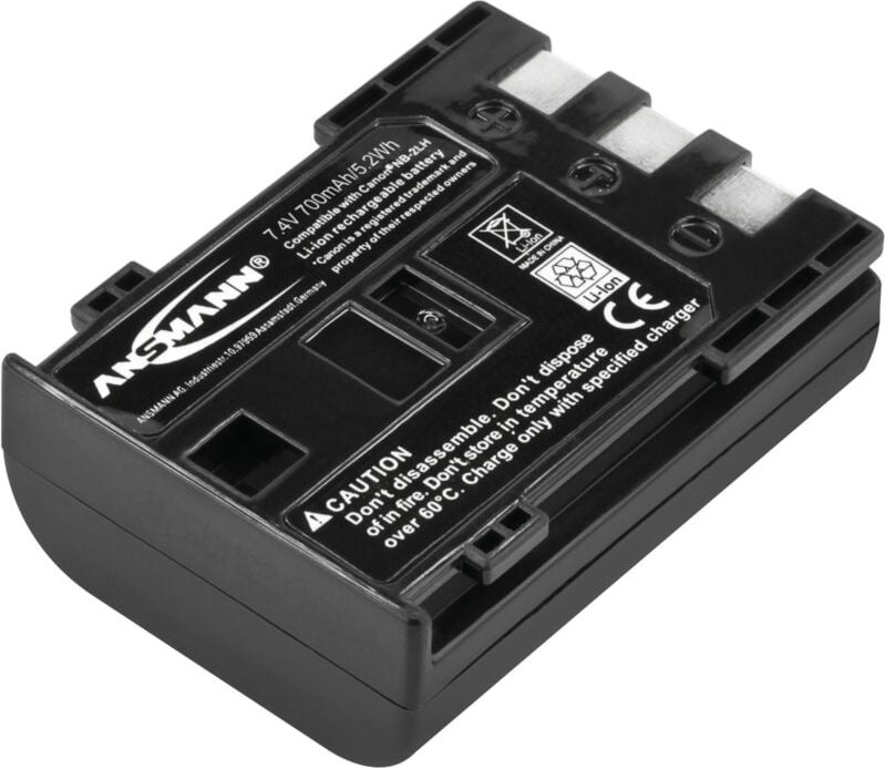 Ansmann - Li-Ion Akku A-Can nb 2 lh 7,4V Typ 700 mAh, für Canon Digitalkameras