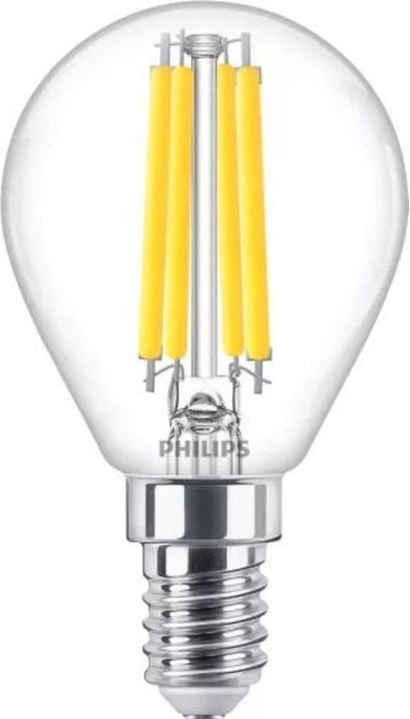 „MASTER Value Glass“ LED-Glühbirne E14 (3,4W 2700K 470lm) IP20 Ø4,5x8cm transparente Farbe
