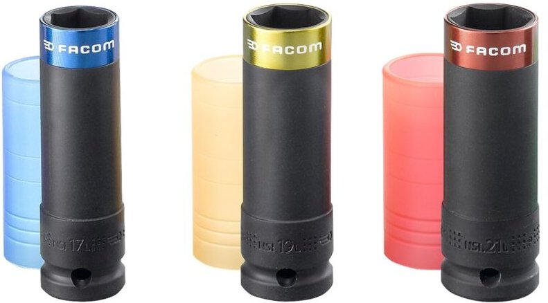 Facom NSI.3LPB IMPACT-Steckschluessel 1/2Z, Set 3-tlg