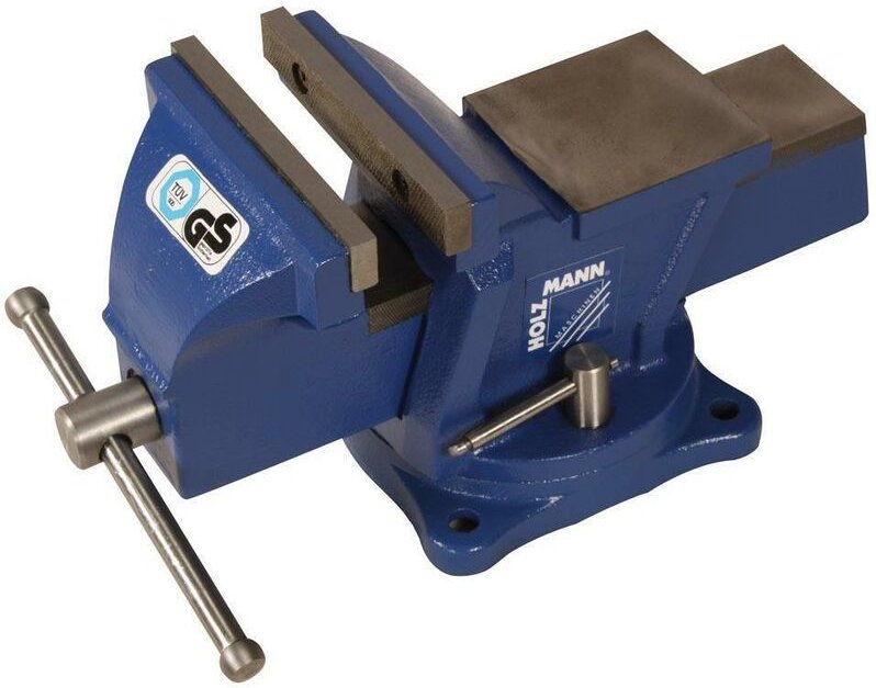 Werkbank schraubstock drehplatte 125 mm Holzmann WBS125N