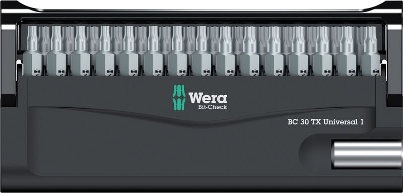 Bit-Check 30 tx Universal 1, 30-teilig - Wera