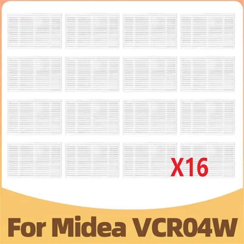 16PCS Waschbar Hepa-Filter Ersatz Teile für VCR04W Roboter Staubsauger Zubehör Filter