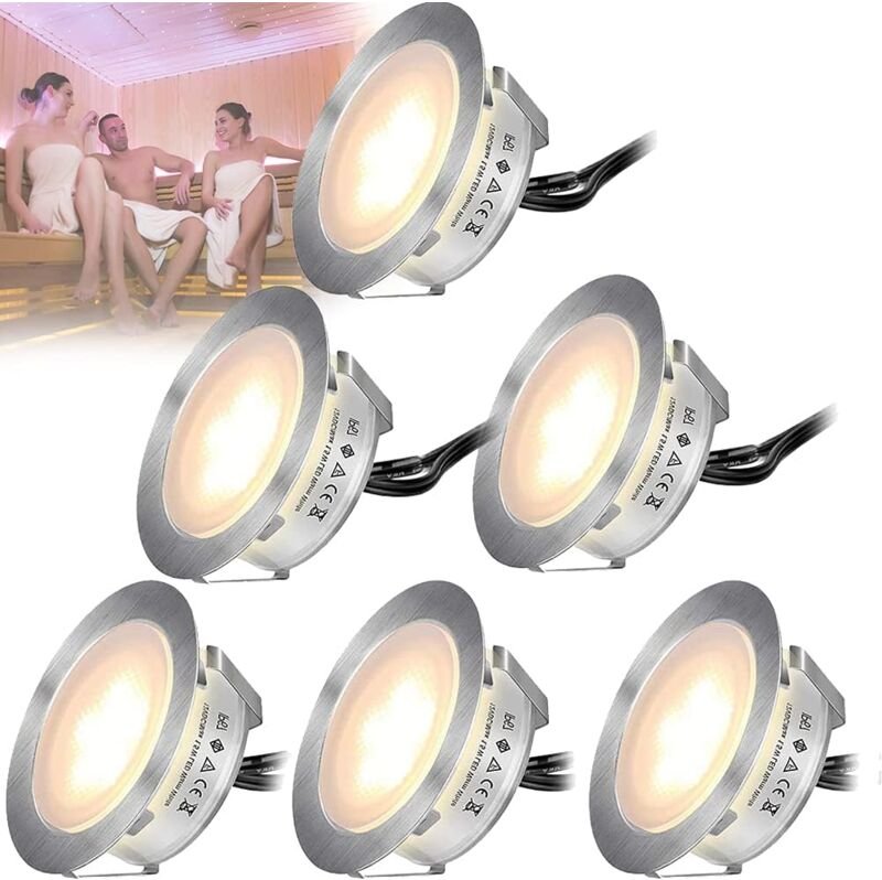 Dekorative Garten-Landschaftsleuchte, LED-Deckleuchte, IP67 wasserdichte Sockelleuchte, Untergrundleuchte, Schrank-Decke...