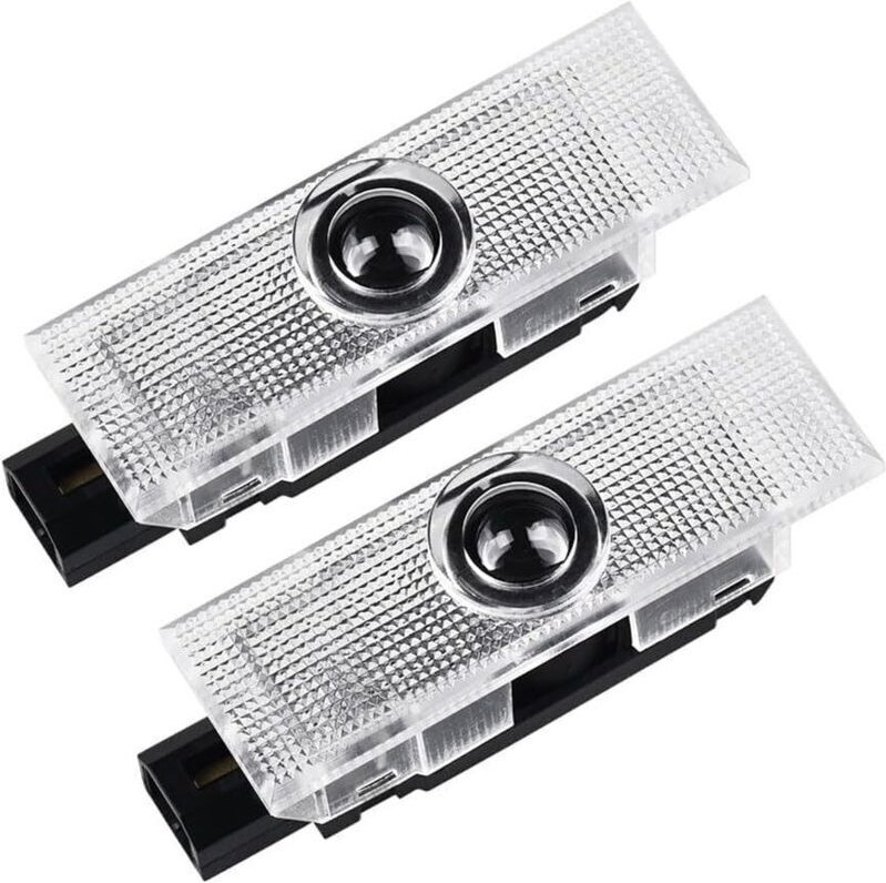 Stück Logo-Türleuchten für Alfa Romeo Giulia, Romeo Mito, Stelvio, Brera 147, 156, 159 GT – LED-Seitentürleuchten mit Wi...