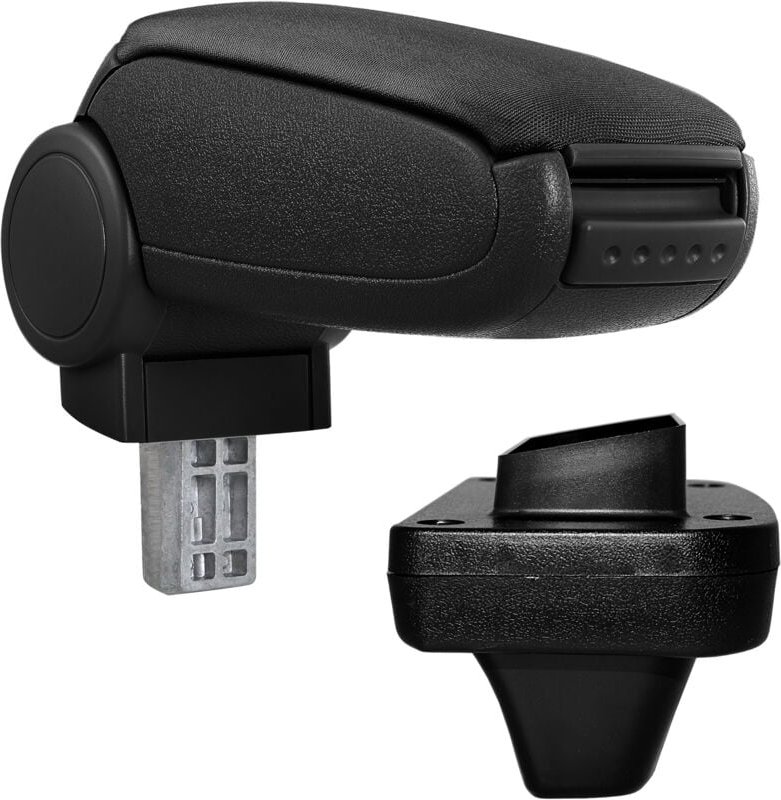 Pro.tec - Mittelarmlehne Opel Astra k mit Staufach Textil Schwarz