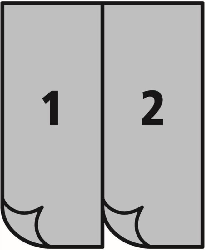 Super Grit Schleifpapier 80 Holz/Metall 230 x 280 mm (2842000) - Wolfcraft