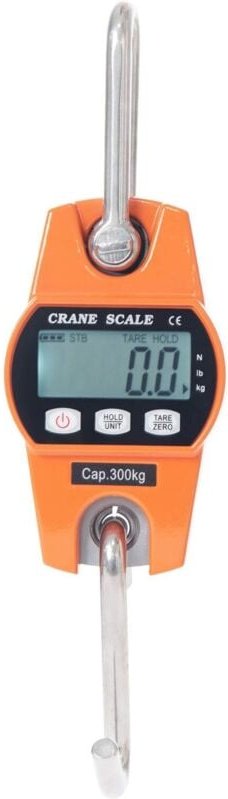 ZVD - Hängende Hakenwaage 300 kg – Industrielle LCD-Elektronikwaage 300 kg/600 lbs