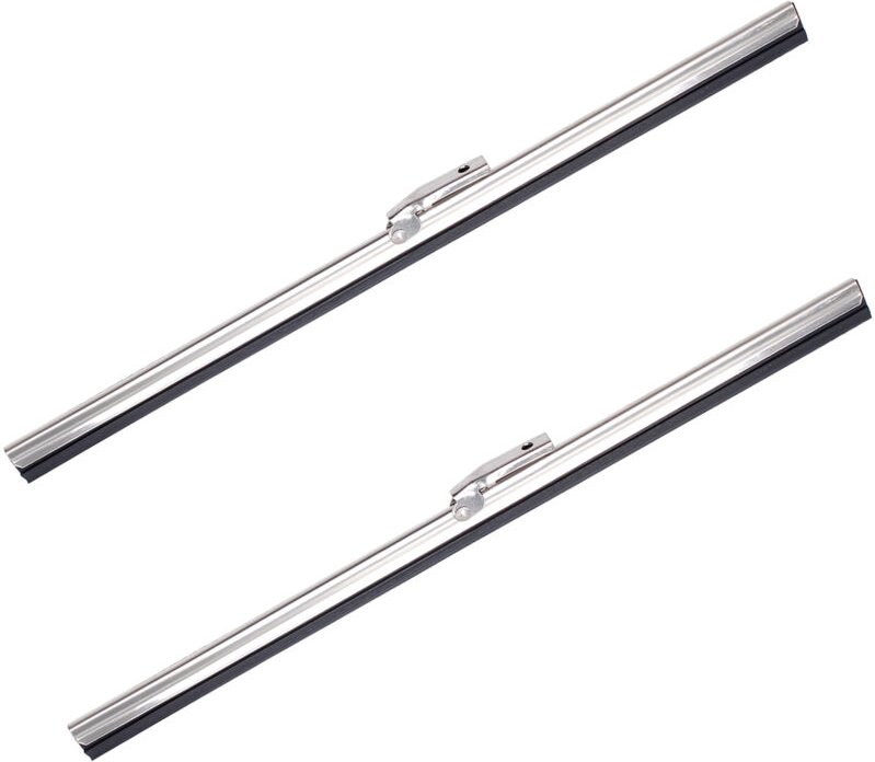 10-Zoll-Scheibenwischer, 2 Wischerblätter aus Edelstahl für Auto und Boot, universeller Ersatz