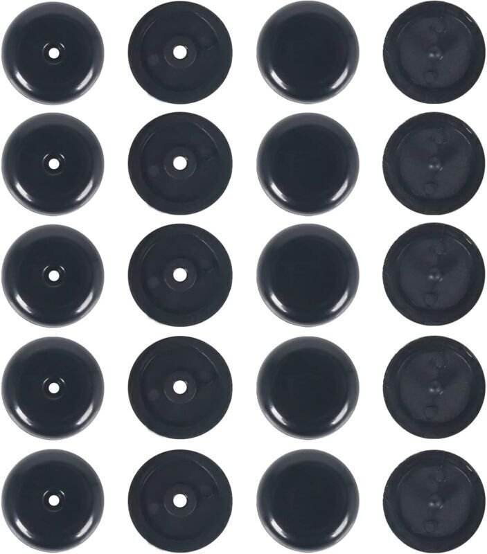 Odipie - 10 Paar Sicherheitsgurt-Stoppknopf, Kunststoff-Knopfclip für den Auto-Sicherheitsgurt für alle Arten von Autos