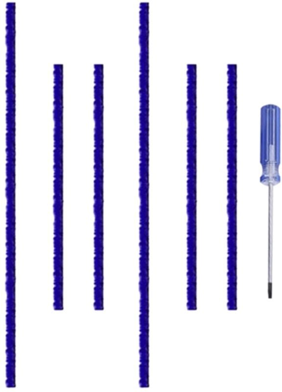 7 StüCke Weiche PlüSchstreifen für V6 V7 V8 V10 V11 Staubsauger Weicher Rollenkopf mit Schraubendreher Ersatzteil