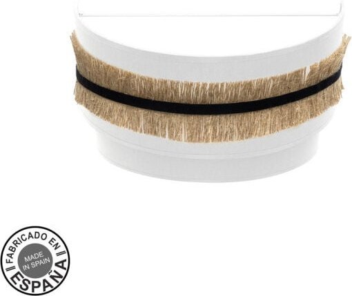 Akunadecor Wandleuchte Modell Angola mit weißem Lampenschirm