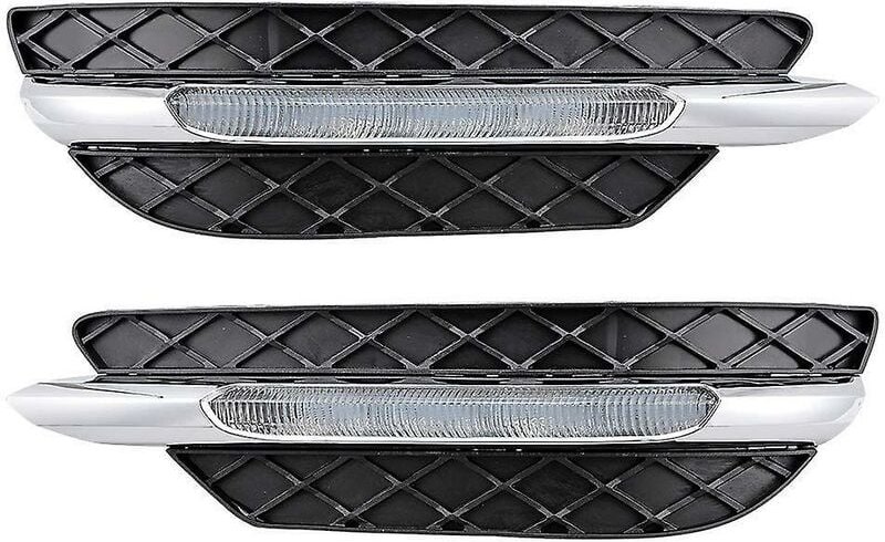 Daily Line Lampengitter-Set, LED-Tagfahrlicht, drl, Nebelscheinwerfer-Baugruppe für 2012–2014 W204 C-Klasse