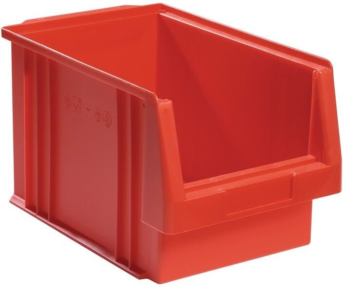 La-ka-pe 01450 02 01 Sichtlagerkasten plk L330xB213xH200mm pp rot
