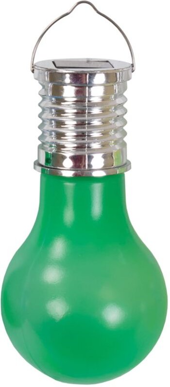 Led Kunststoff Glühbirne Garten-Dekoleuchte Solarlampe Partyleuchte Hängelampe - grün