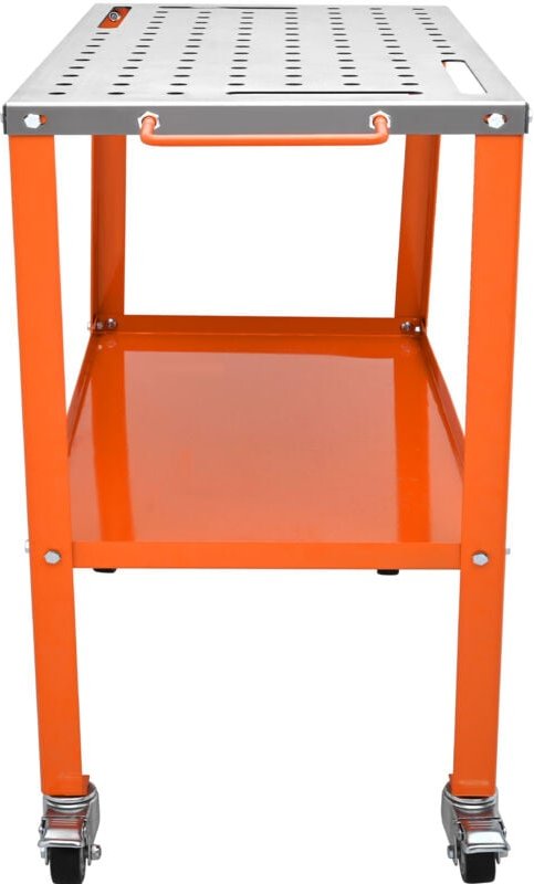 Mophorn 36" x 18" Schweißtisch aus Stahl, tragbare Werkbank mit einer Tragkraft von 1200 lbs und feststellbaren Rollen, ...