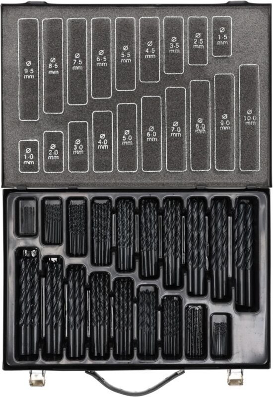 Gedore - Spiralbohrersatz ø 1-10mm 0.5-Steigung 170-tlg.