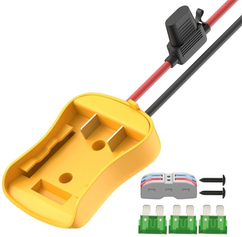 Für 18V Batterie DIY mit Linie Konverter Power Tool Lithium-Ausgang Adapter