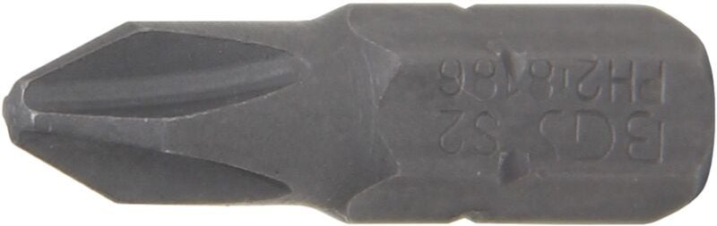 Bit Länge 25 mm Antrieb Außensechskant 6,3 mm (1/4') Kreuzschlitz PH2