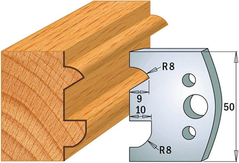 690.517 Paar Messer Kss 50x4mm