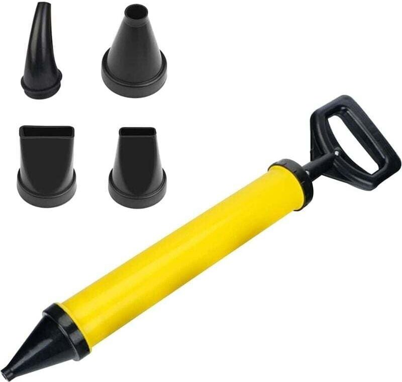 ZVD - Outil de Calfeutrage de Ciment Ensemble de Pompe à Ciment Jointoiement Gunswith Buse Kit de Pulvérisateur de Morti...