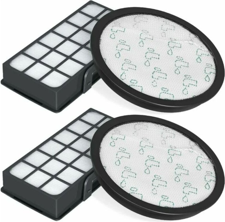 Lntyq Set de 2 filtres HEPA pour Rechange pour Aspirateurs Rowenta Silence Force Cyclonic 4AAAA (Modèle RO76xx) RO7647EA...