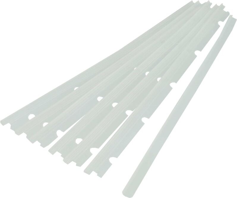 Vhbw - 6x Gummilippen kompatibel mit Neato xv-pro, xv Signature Saugroboter - Austausch-Lamellen Set inkl. Abzieher, wei...