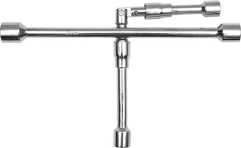 Radmutternschlüssel 17x19 / 21x23 klappbarer Radschlüssel, Radkreuz