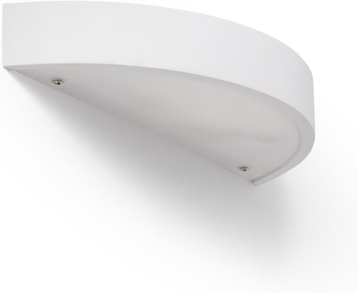 Wandleuchte aus Gips doppelseitige Beleuchtung Upinde Weiß