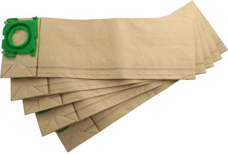 5x Staubsaugerbeutel Ersatz für Sebo 6629ER, 6629, 6629 am für Staubsauger - Papier, 41,1cm x 13,2cm Braun - Vhbw