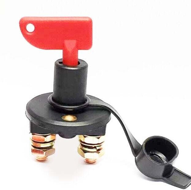 Aiperq - Autobatterie-Trennschalter, 12/24 v, 500 a max. Trennschalter Kfz-Not-Ausschalter für Batterie-Leistungsschalte...