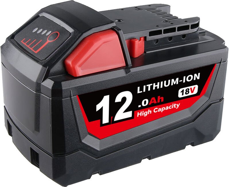 18 V 12000 mAh Ersatzakku für Milwaukee M18 Akku 48-11-1812 Kompatibel mit Milwaukee M18 M18B 48-11-1840 48-11-1828 48-1...