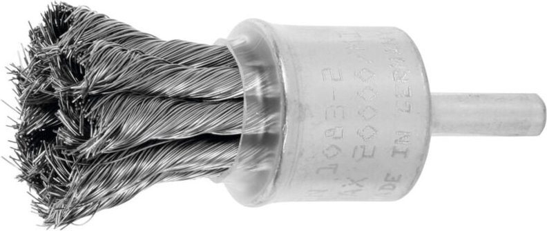 Lessmann Gezopfte Pinselbürste INOX-Draht, Bürsten-⌀xBorstenstärke: 22X0,25 mm