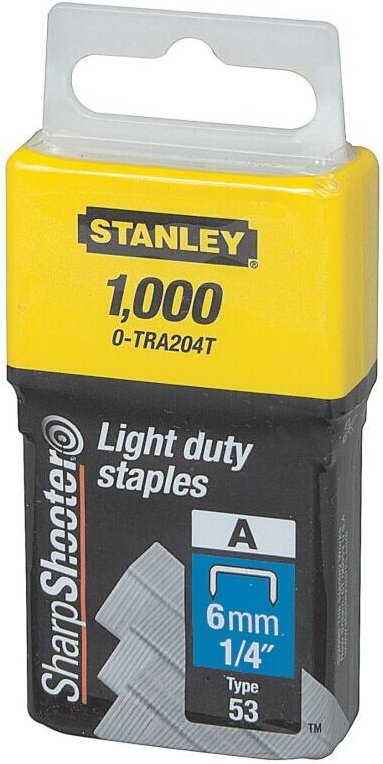 Klammern Typ a 10mm 1000 Stück - Stanley