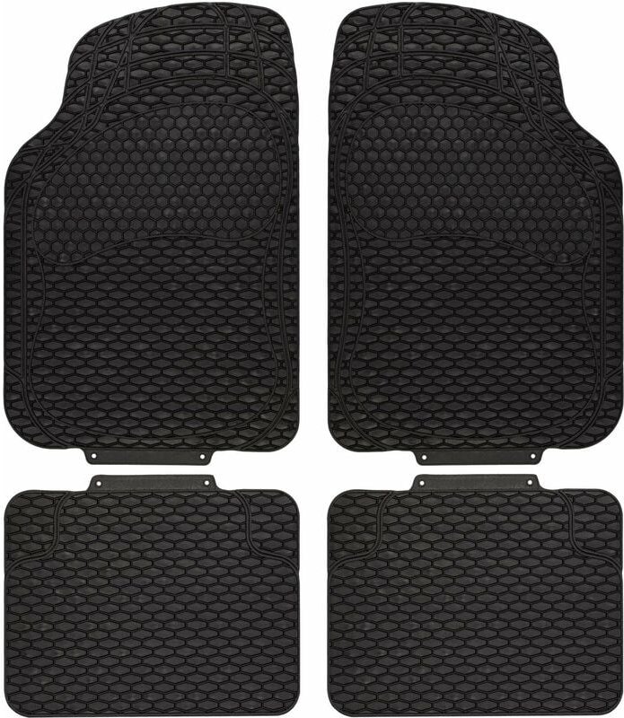 Universal Autofußmatten Dakar pvc 4-teilig Schwarz