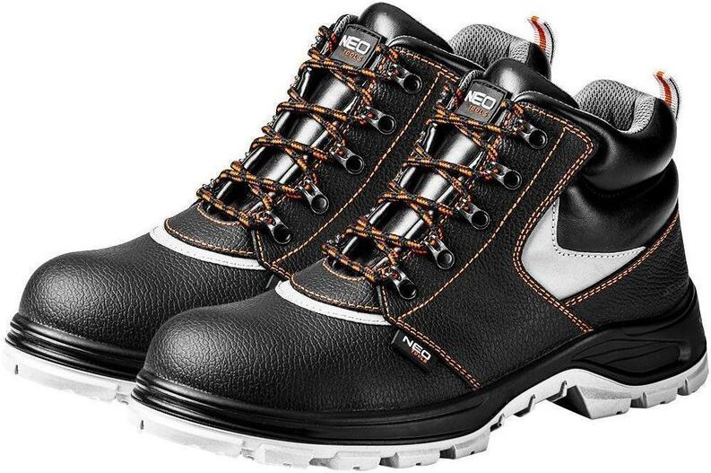 Arbeitsschuhe S1P SRA knöchelhoch mit heller Sohle 47