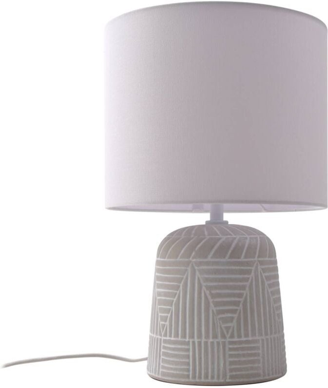 Tischlampe 'Thalassia' aus Keramik für Wohnzimmer & Esszimmer von Lindby