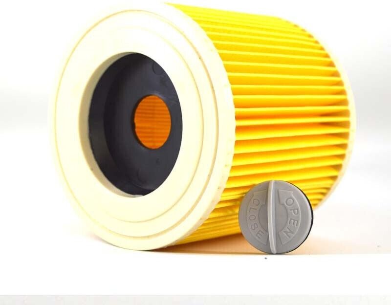 Patronenfilter für Kärcher WD3/WD2 - Zubehör für Staubsauger wd 2200, wd 2250, wd 3300 m, wd 3500 p, a 2003, a 2004, a 2...