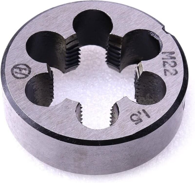 ZVD - Filières métriques,M22 x 1.5mm métrique droite fil main Die, 1pc