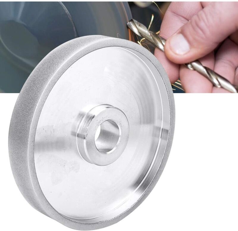 8-Zoll-CBN-Schleifscheibe, Galvanisierte Diamantschleifscheibe mit Hoher Hrte und Verschleifestigkeit, Krnung 180, 1 Zol...